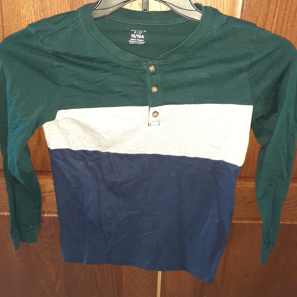Carters Boys L/S 12/12A Shirt